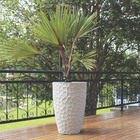 Vaso Plástico Prisma Cinza 59x41cm Japi