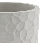 Vaso Plástico Prisma Cinza 59x41cm Japi