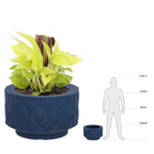 Vaso Plastico Reconcavo Macauba 30x50cmVasap