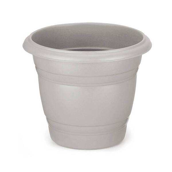 Vaso Plástico Redondo 50 (42,5l) Cor Areia Rischioto