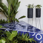 Vaso Plástico Rio Preto 25x25cm Vasart