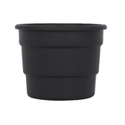 Vaso Plástico Roma 17 Preto Pequeno