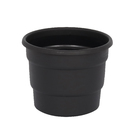 Vaso Plástico Roma 20 Preto Pequeno