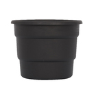 Vaso Plástico Roma 20 Preto Pequeno