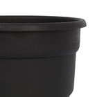 Vaso Plástico Roma 20 Preto Pequeno