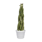 Vaso Plástico Roma Cinza 14x18cm Desli