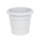 Vaso Plástico Roma Cinza Extra Grande