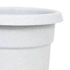 Vaso Plástico Roma Cinza Extra Grande