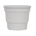 Vaso Plástico Roma Cinza Médio