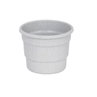 Vaso Plástico Roma Cinza Mini