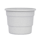 Vaso Plástico Roma Cinza Mini