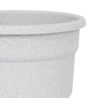 Vaso Plástico Roma Cinza Mini