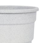 Vaso Plástico Roma Cinza Pequeno