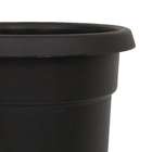 Vaso Plástico Roma Preto Extra Grande