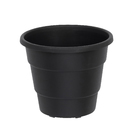 Vaso Plástico Roma Preto Grande