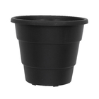 Vaso Plástico Roma Preto Grande