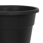 Vaso Plástico Roma Preto Grande