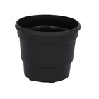 Vaso Plástico Roma Preto Médio