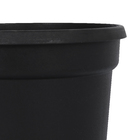 Vaso Plástico Roma Preto Médio