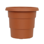 Vaso Plástico Roma Terracota Extra Grande