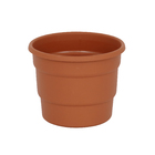 Vaso Plástico Roma Terracota Médio