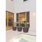 Vaso Plastico Romano 38 Cm Areia