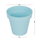 Vaso Plastico Sampa Azul Pastel 13x14cm Naterial