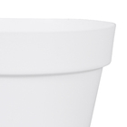 Vaso Plastico Sampa Branco  19x20cm Naterial