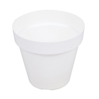 Vaso Plástico Sampa Branco Médio