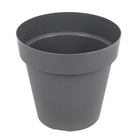 Vaso Plástico Sampa Cinza Grande