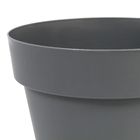 Vaso Plástico Sampa Cinza Grande