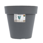 Vaso Plástico Sampa Cinza Grande