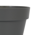 Vaso Plástico Sampa Cinza Médio