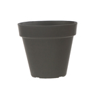 Vaso Plástico Sampa Cinza Médio