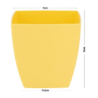 Vaso Plastico Siena Amarelo Pastel 13x14cm Naterial