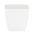 Vaso Plástico Siena Branco Pequeno