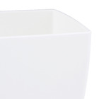 Vaso Plástico Siena Branco Pequeno