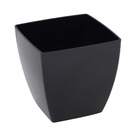 Vaso Plástico Siena Preto Pequeno