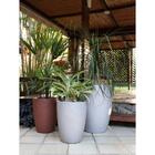 Vaso Plastico Thai 58 Cm Concreto