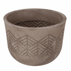 Vaso Plástico Tribo Macchiato 31,5x42cm Japi