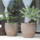 Vaso Plástico Tribo Macchiato 52,5x55cm Japi