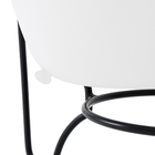 Vaso Plástico Tryas 30x26cm Branco Floridis