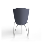 Vaso Plástico Tryas 30x26cm Cinza Floridis