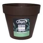 Vaso Plástico Unique 12 (12x10,5cm) Café Japi