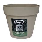 Vaso Plástico Unique 12 (12x10,5cm) Cor Cimento Japi