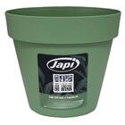 Vaso Plástico Unique 12 (12x10,5cm) Verde Japi