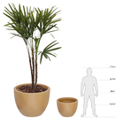 Vaso Plastico Verona Antique Terracota 45x60cm Naterial