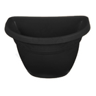 Vaso Plástico Vicenza Meia Lua Preto Pequeno