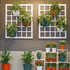 Vaso Plástico Vicenza Terracota 17x23cm Desli