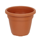 Vaso Plástico Vicenza Terracota Extra Grande